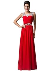 Sexy Chiffon Round Neck  Beaded Ruched  Ball Gown Evening Dress/Party Dress/Wedding Dress 