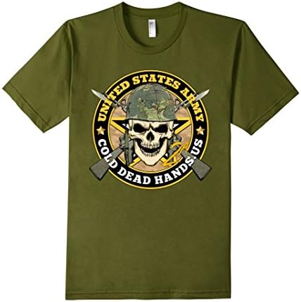 Men's Cold Dead Hands United States Army T-Shirt XL Olive