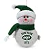 Pack of 6 NFL New York Jets Plush Snowman Christmas Ornaments