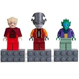 LEGO Star Wars Magnets Set #4585395 Chancellor Palpatine, Nute Gunray, Onacon...