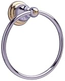 American Standard 8040.190.228 Prairie Field Towel Ring, Chrome/Polished Brass