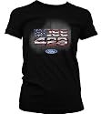 BOSS 429 Ford Mustang Juniors T-shirt, Officially Licensed Ford Mustang Boss 429 Flag Juniors Shirt