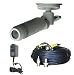 Office Products : Sony Color CCD Weatherproof Bullet Security Camera with Free 12V 500MA Camera Regulated Power Supply and 100ft Video Power Cable BC39KC 1OW