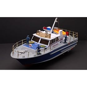 21 R C Super Police Boat Radio Controlled Electric Powered RC Ocean Guard from Electric Boats RTR