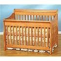 Simplicity Ellis 4-in-1 Crib in Honey