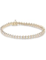 10k Gold S-Link Diamond Tennis Bracelet (2 cttw, I-J Color, I1-I2 Clarity)