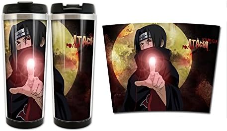 Anime Naruto Stainless Steel Liner Coffee Mug Starbucks Creative Cup Travel Mug Cups (B)