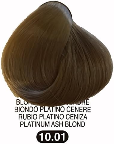 Terme Professional Permanent Hair Coloring Cream 100ml #10.01 Platinum Ash Blond