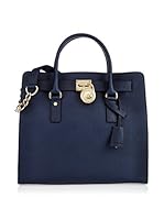 Michael Kors Bolso asa de mano Hamilton (Azul Oscuro)