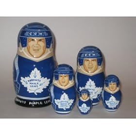 Nesting Doll Toronto Maple Leafs 5pc 6in 15cm