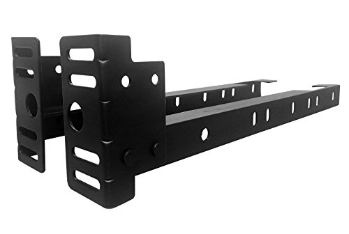 Kings Brand Bed Frame Footboard Extension Brackets Set Attachment Kit - Twin/Full/Queen/King