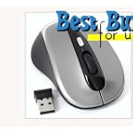 GRAY USB Wireless optical mouse for laptop Dell HP mac SONY apple