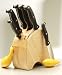 METRO 2916 KNIFE SET WITH BLOCK 7PCS BAKELITE