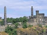 Calton Hill Monuments, Edinburgh, Lothian, Scotland, United Kingdom Art Photographic Poster Print by Guy Thouvenin, 24x18
