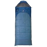 Swiss Gear Kitbuel Oversize 20-30 Degree Rectangular Sleeping Bag with Hood (Blue)