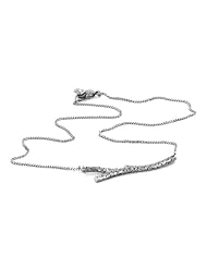 Blessed Jewelz Sterling Silver Thin Coral Necklace