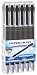 Paper Mate FlexGrip Ultra Stick Ball Pen, Gray Barrel, Medium Point, 1.0 mm, Black Ink (9630131), 12-Count