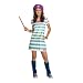 Wizards of Waverly Place Alex Striped Dress Costume, Medium