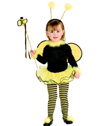 Bumblebee Bee Ballerina Child Costume Size 2-4 Toddler