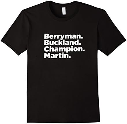 Men's Berryman. Buckland. Champion. Martin. Band T shirt 2016 3XL Black