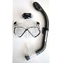 Typhoon Junior/Ladies Silicone Mask & Snorkel set with Quick Mask Strap - Titanium