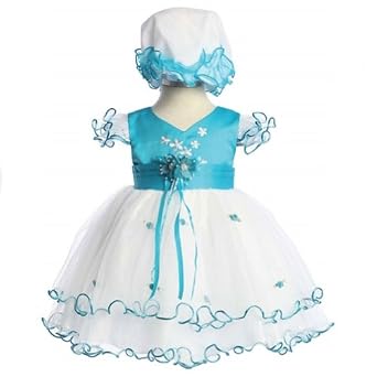 Baby Girls Turquoise Easter Dress