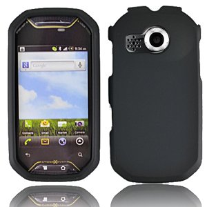 For AT&T Pantech Crossover P8000 Accessory - Rubber Black Hard Case Proctor Cover