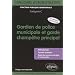 Gardien de police municipale et garde champ�tre principal