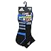 adidas Men's Climalite II Low Cut Socks (Pack of 2), Black/Bright Royal/Vista Grey, One Size