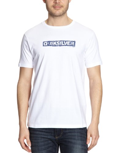 Quiksilver Herren T-shirt Basic Logo, white, 52-54 (L), KMMJE861P Preisvergleich