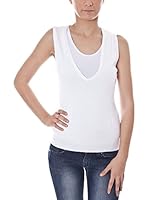 DATCH Chaleco de punto (Blanco)