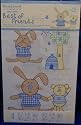 Readyroll Quick-Sticks Best of Friends Rabbit BLUE Nursery Wall Stickers