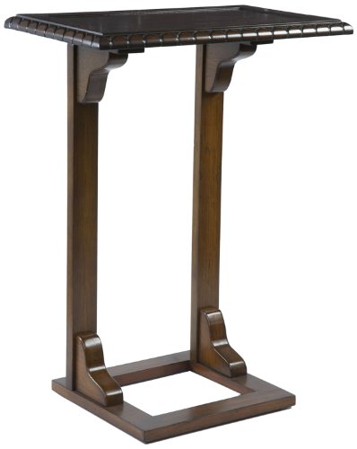 Bernards Pecan Wood Snack Table