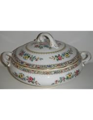 Coalport Ming Rose Round Covered Vegetable Bowl W/Lid