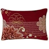 Red Dahlia Rectangular Pillow