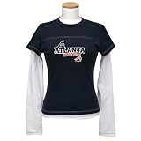 Atlanta Braves Women's Long Sleeve Double Layer T-shirt by 5th & Ocean