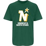Minnesota North Stars Big Logo Green Short Sleeve Tee