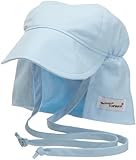 IMAGE OF Flap Happy Flap Hat With Ties, Pastel Blue Medium