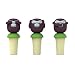 Alessi OrienTales ASG95 Set Banana Boys Set of Three Bottle Stoppers by Stefano Giovannoni