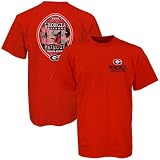 Georgia Bulldogs Red 2008 Schedule T-shirt
