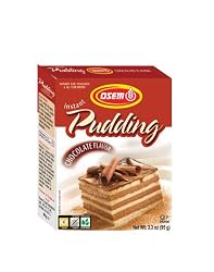 Osem Pudding Chocolate Flavor,  3.4-Ounce Packages (Pack of 12)