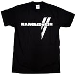 Rammstein Weisse Balken T-shirt, Size: Large