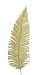 23" Regal Peacock Collection Gold Mica Glitter Feather Christmas Pick