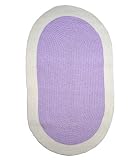 Tadpoles Basics Braided Chenille Rug - Lavender/ Ivory (36x60)