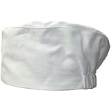 Chef Works BNWH-WHT White Basic Skull Cap Beanie