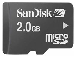 SanDisk 2GB MicroSDHC Memory Card for Blackberry Tour, Storm, Bold, Curve 8300 8310 8320 8330 8350i 8900, Pearl 8100 8110 8120 8130, 8800 8820 8830 Smartphone