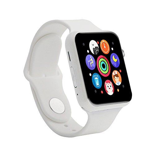 Generic GU08 Bluetooth 3.0 Smart Watch WristWatch For Android Samsung LG HTC DE (White)