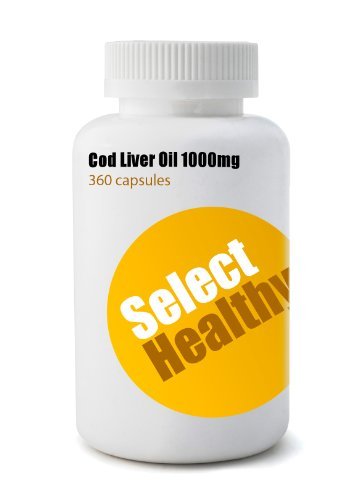 Select Healthy Cod Liver Oil 1000mg (360 capsules)