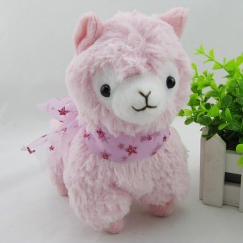 Hip Mall Small Japan Amuse Alpacos Arpakasso Alpacasso Ribbon Soft Stuffed Pink Animal Plush Doll Toy