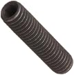 Alloy Steel Set Screw, Hex Socket Drive, Cup Point, M10-1.5, 50mm Length (Pack of 25)